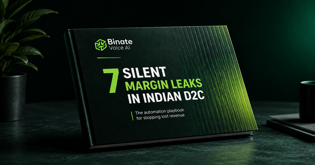 Indian D2C Automation Playbook: 7 Silent Margin Leaks